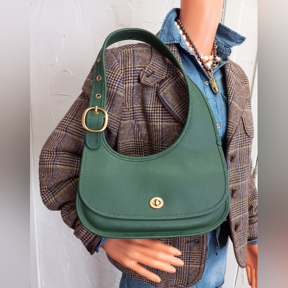 Coach Cashin Carry Crescent, Limited Re-Edition 1973, Hunter Green - Picture 4 of 15